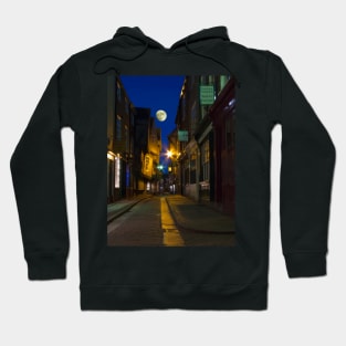 The Shambles at night, York, England Hoodie